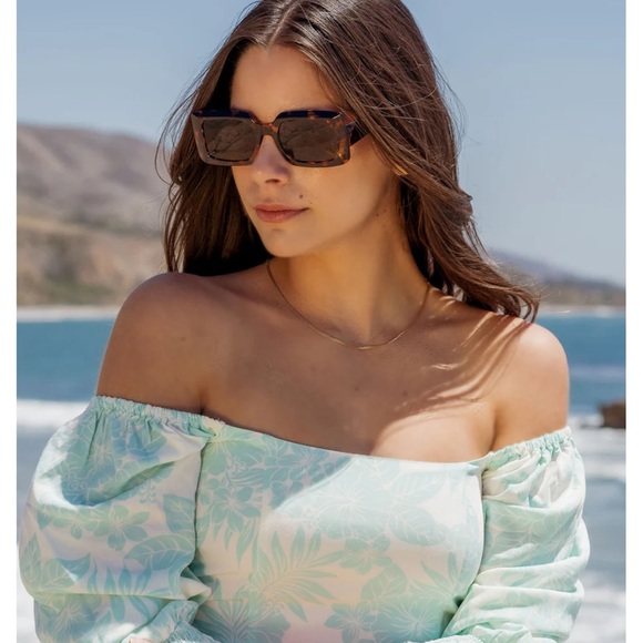 PANEROS Floral Midi Skirt Set NWOT sz XS Aloha print - Picture 6 of 12